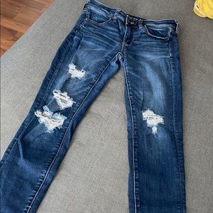 AE next level stretch distressed jeans